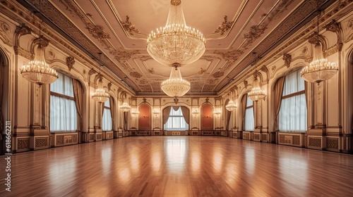 Canvastavla Classic ballroom for award ceremony Generative AI