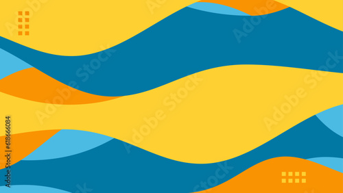 Webabstract background at blue and yellow color