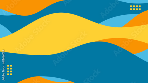 abstract background at blue and yellow color