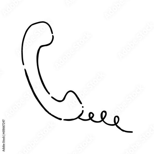 illustration of a telephone , phone icon, whats app, dial symbol
