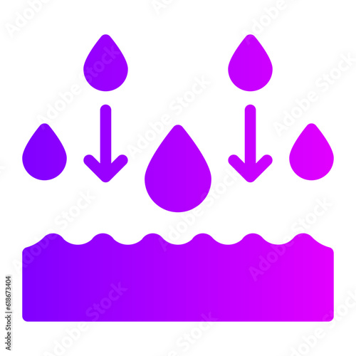 absorption gradient icon