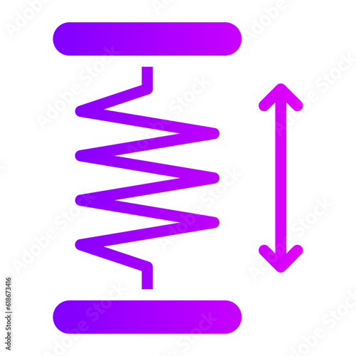 elasticity gradient icon