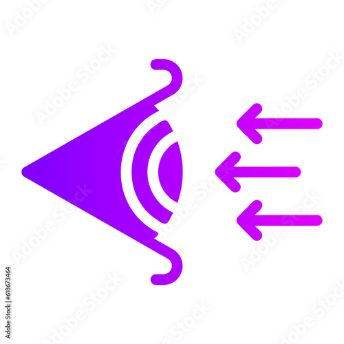 refraction gradient icon