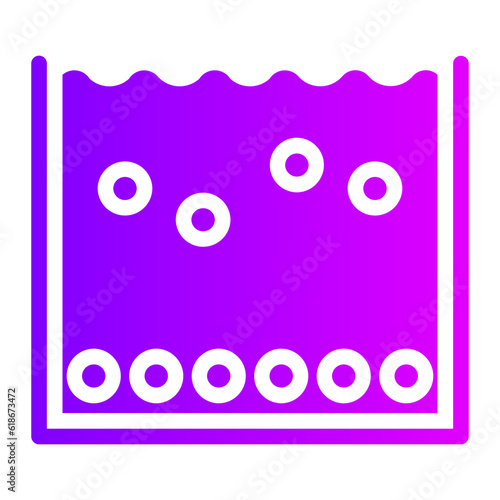 sedimentation gradient icon