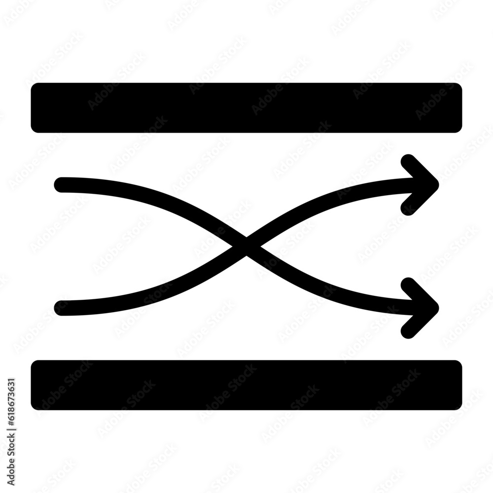 flow glyph icon flow glyph icon