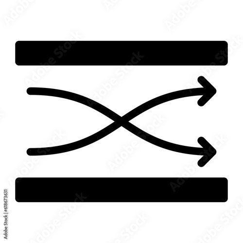flow glyph icon