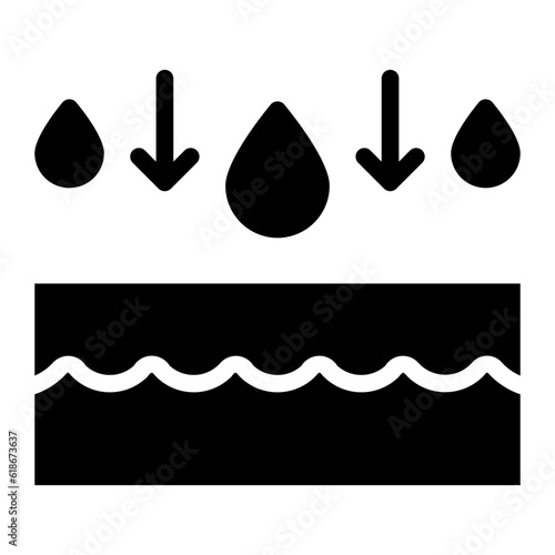 absorption glyph icon