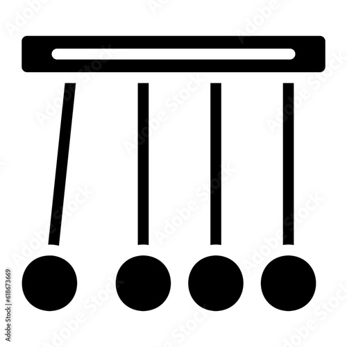 pendulum glyph icon