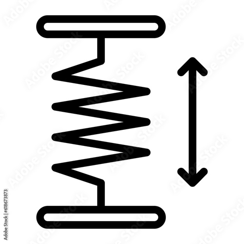 elasticity line icon