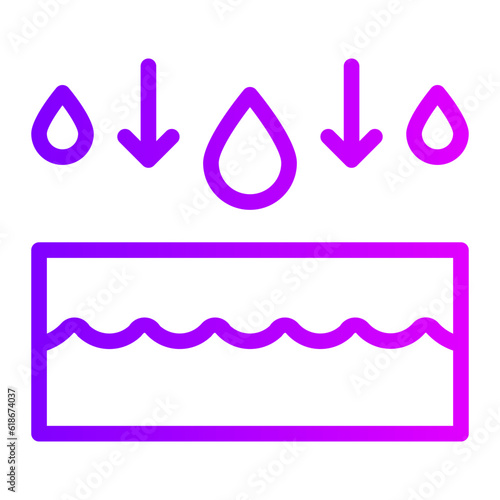 absorption gradient icon