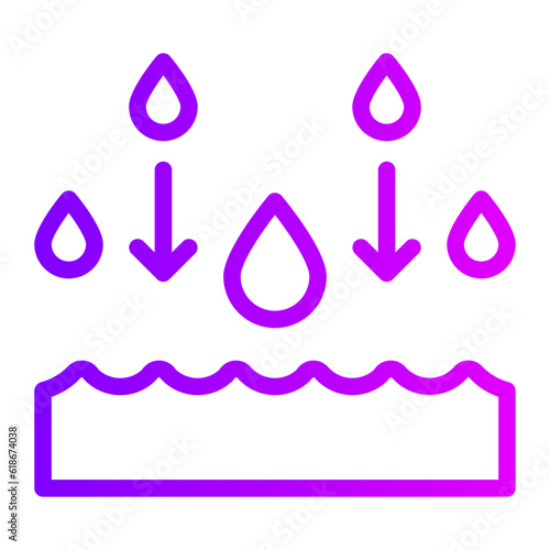 absorption gradient icon