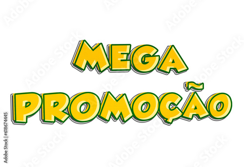 mega promotion tag in portuguese