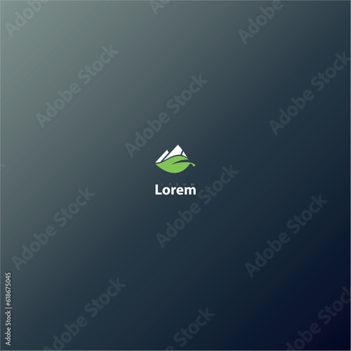 Mountain Icon Logo Design Vector