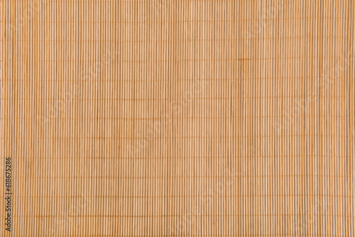 Texture of bamboo mat.Bamboo fine tablecloth background.