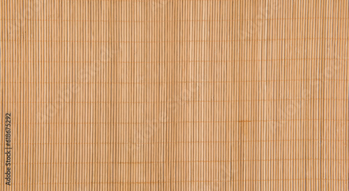 Texture of bamboo mat.Bamboo fine tablecloth background.