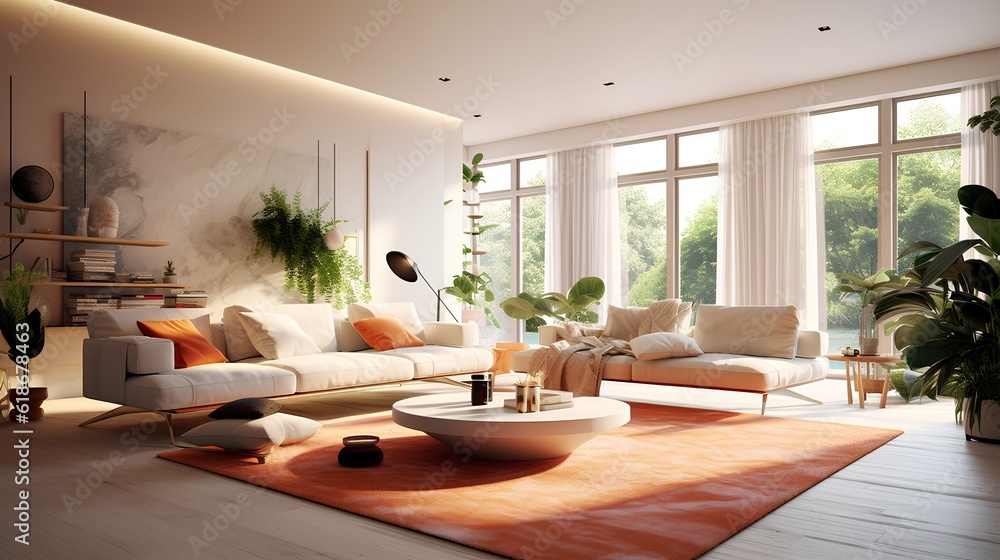 Fototapeta premium modern living room