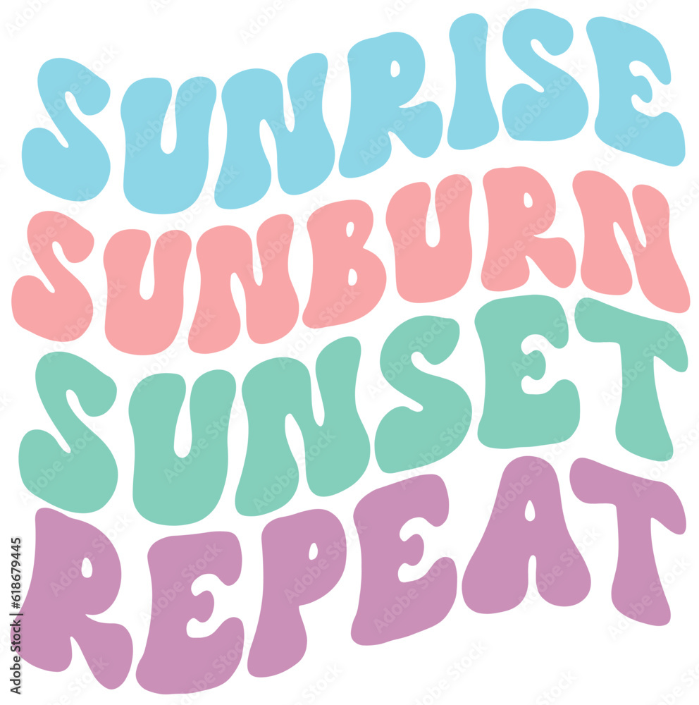Summer Retro Svg design cut files Summer Retro Svg design cut files