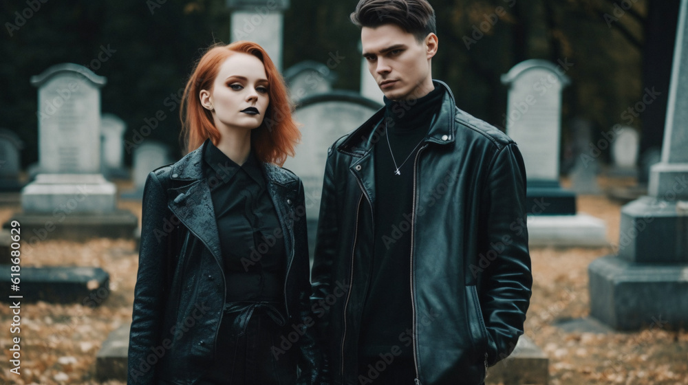 Gothic Temptations: Unveiling the Enigmatic Allure of Real-Life and Party Mode Gothic Culture. Dive into the Dark, Sensual World of Gothic Fashion, Music, and Expression, Enhanced by Generative AI