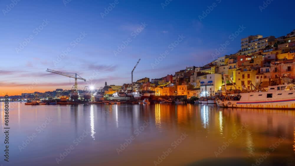 Sciacca, Sicily, Italy from the Port