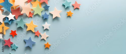 bright orange and yellow stars scattered together Generated by AI