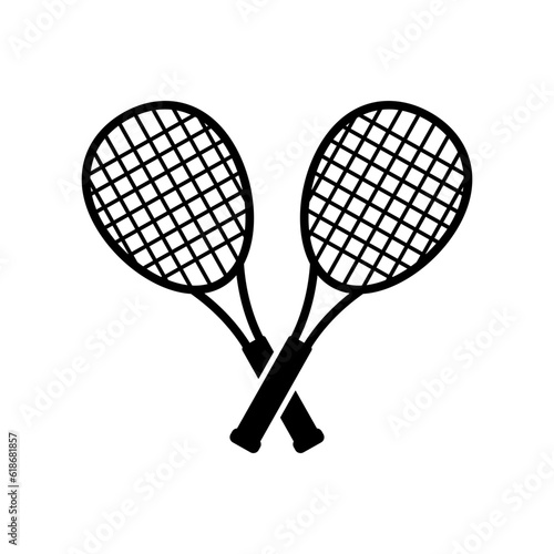 Racket Tennis icon vector design templates