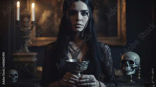 Gothic Temptations: Unveiling the Enigmatic Allure of Real-Life and Party Mode Gothic Culture. Dive into the Dark, Sensual World of Gothic Fashion, Music, and Expression, Enhanced by Generative AI