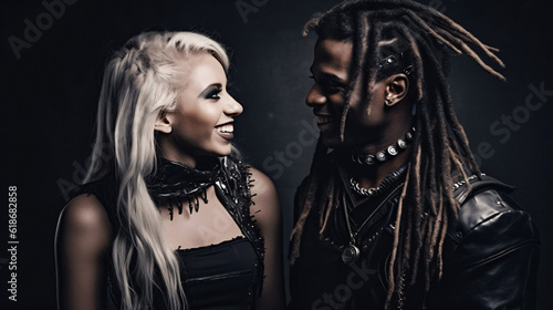 Gothic Temptations: Unveiling the Enigmatic Allure of Real-Life and Party Mode Gothic Culture. Dive into the Dark, Sensual World of Gothic Fashion, Music, and Expression, Enhanced by Generative AI