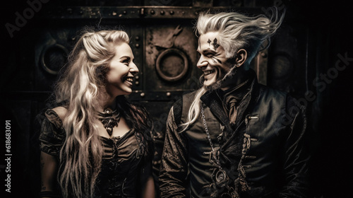 Gothic Temptations: Unveiling the Enigmatic Allure of Real-Life and Party Mode Gothic Culture. Dive into the Dark, Sensual World of Gothic Fashion, Music, and Expression, Enhanced by Generative AI