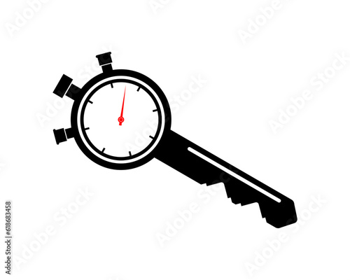 Key with o'clock on it