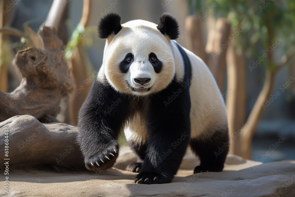 Obraz premium panda zoo animals