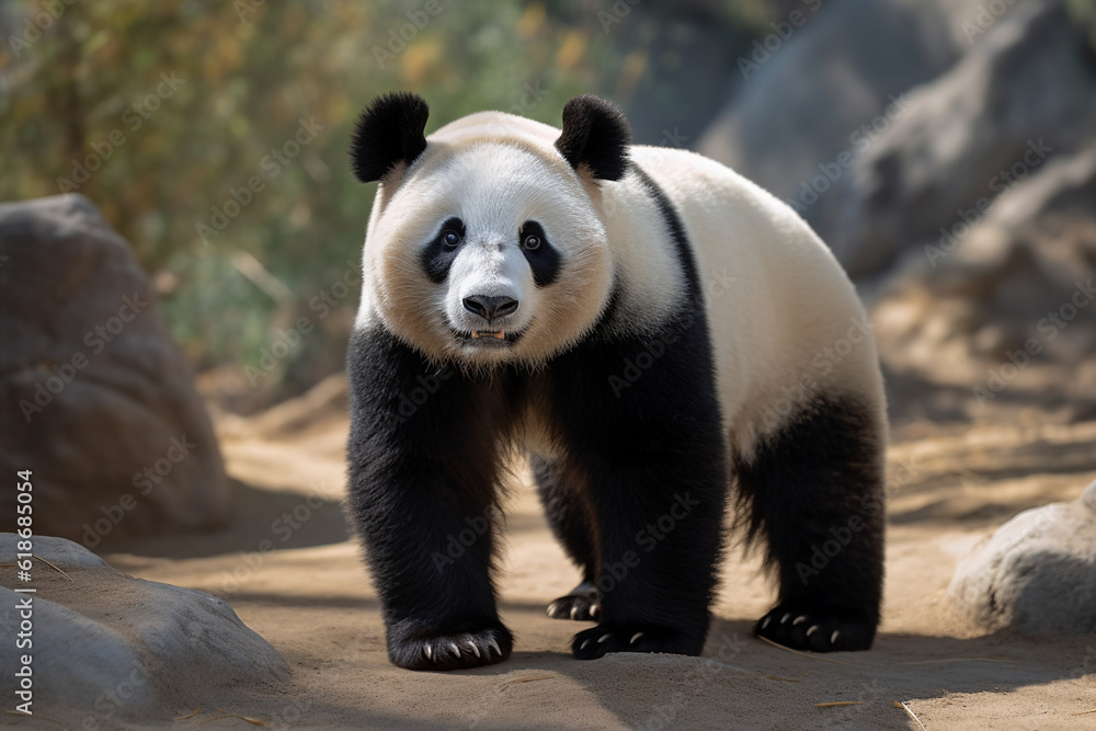 Obraz premium panda zoo animals