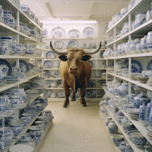 bull in a china shop