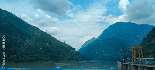 lake and mountains - Himachal Pradesh India