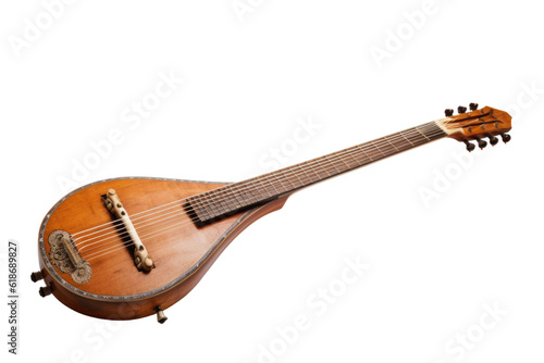 Obraz na płótnie sitar isolated on a transparent background, generative ai