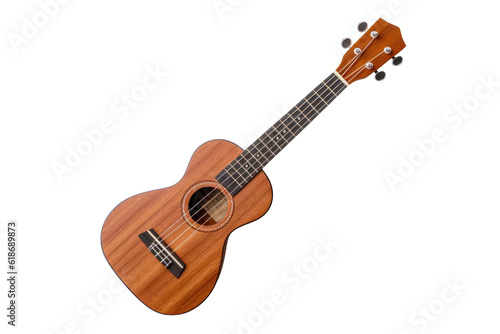 ukulele isolated on a transparent background  generative ai