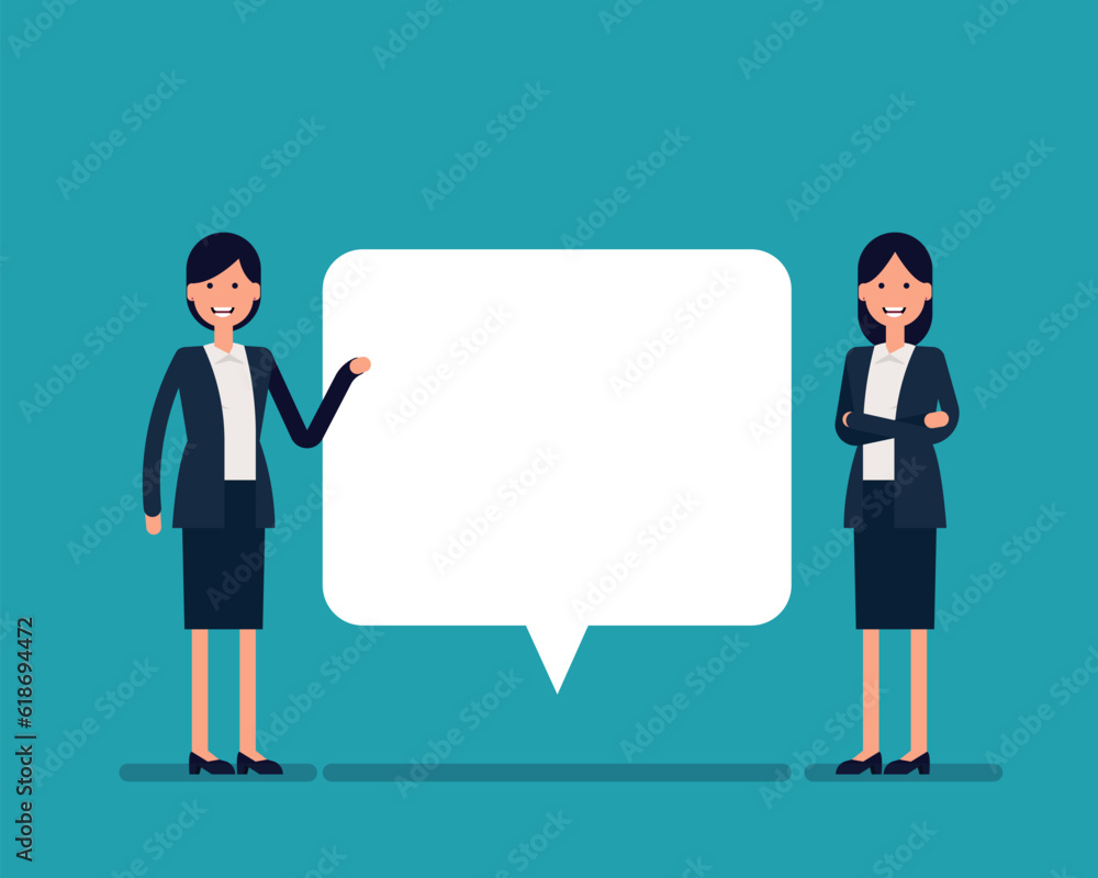 Job project presentation. Vector illustration business planning concept Job project presentation. Vector illustration business planning concept