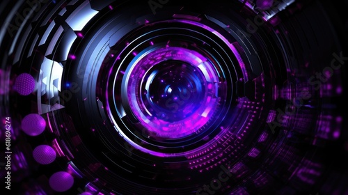 light purple high tech background generated ai
