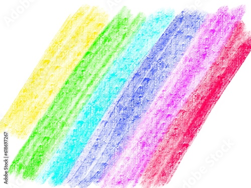Minimalistic design with color gradients. Rainbow shades palette. Rainbow color gradations.  Variation of flag representing peace or gay pride flag or LGBT pride flag