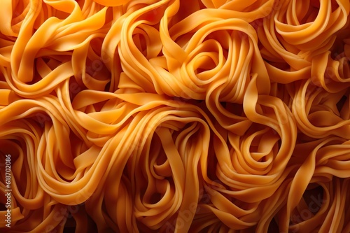 Close up noodles pattern. Can use for wide banner, backdrop, advertising, product promotion, website, social media, poster, presentation, food promotion and more