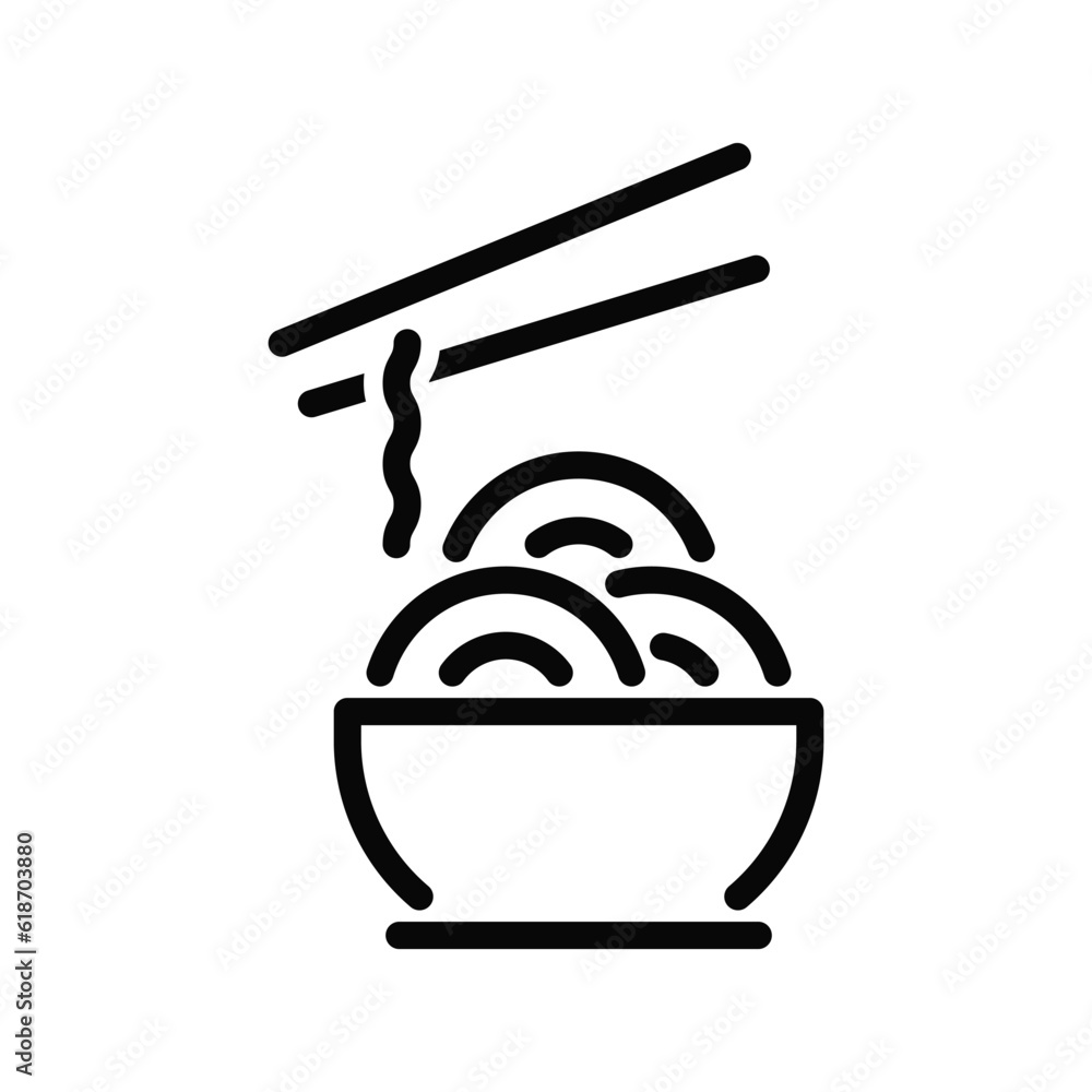 Noodle icon vector design trendy Noodle icon vector design trendy