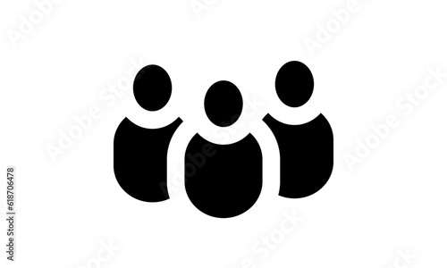 vector graphic illustration of people. people icon vector in modern, simple, elegant, and trendy flat style. group of people flat vector icon.