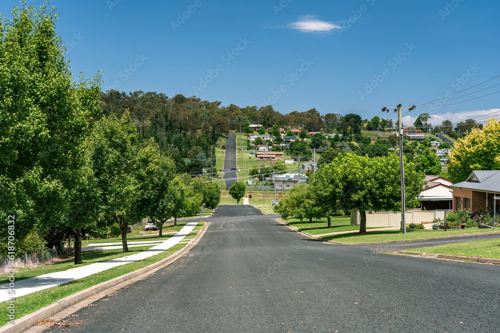 Walcha, New South Wales, Australia - Local suburb street Walcha, New South Wales, Australia - Local suburb street