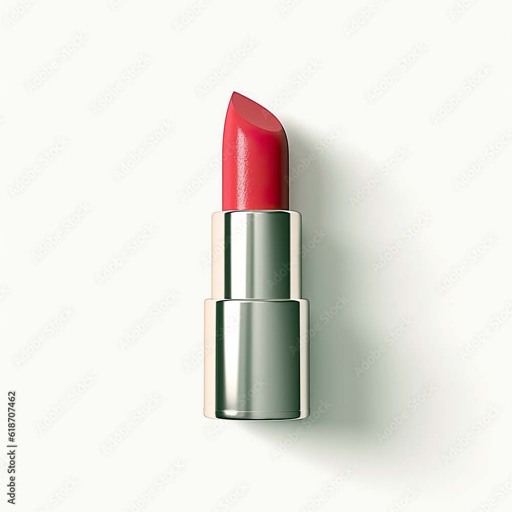 3D rendering a tube lipstick on white background 3D rendering a tube lipstick on white background