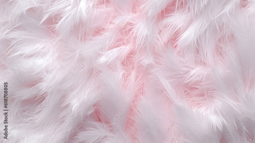 pink feathers background created with Generative AI Technology pink feathers background created with Generative AI Technology