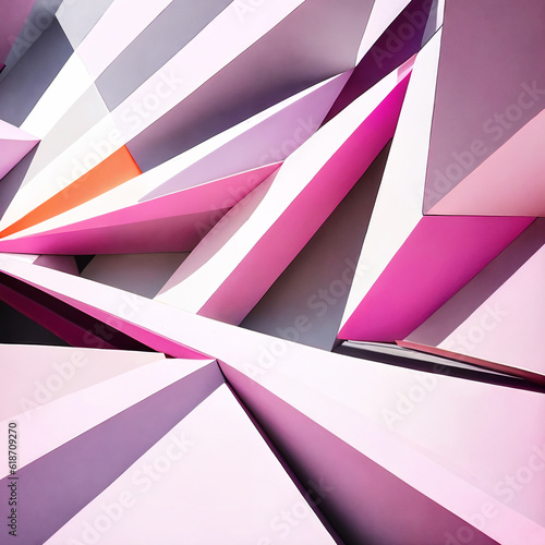 Wallpaper Mural modern geometry shape background composition with generative AI technology Torontodigital.ca