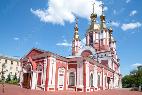 The ancient church of John the Baptist in the Kazansky Bogorodichny Monastery on a sunny June day. Tambov, Russia photo