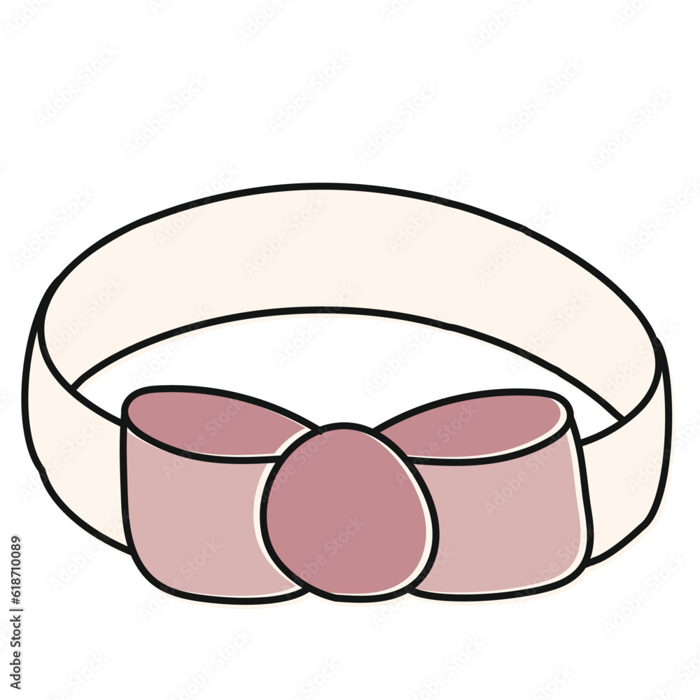 baby hair band icon set hand drawn doodle vector illustration baby hair band icon set hand drawn doodle vector illustration