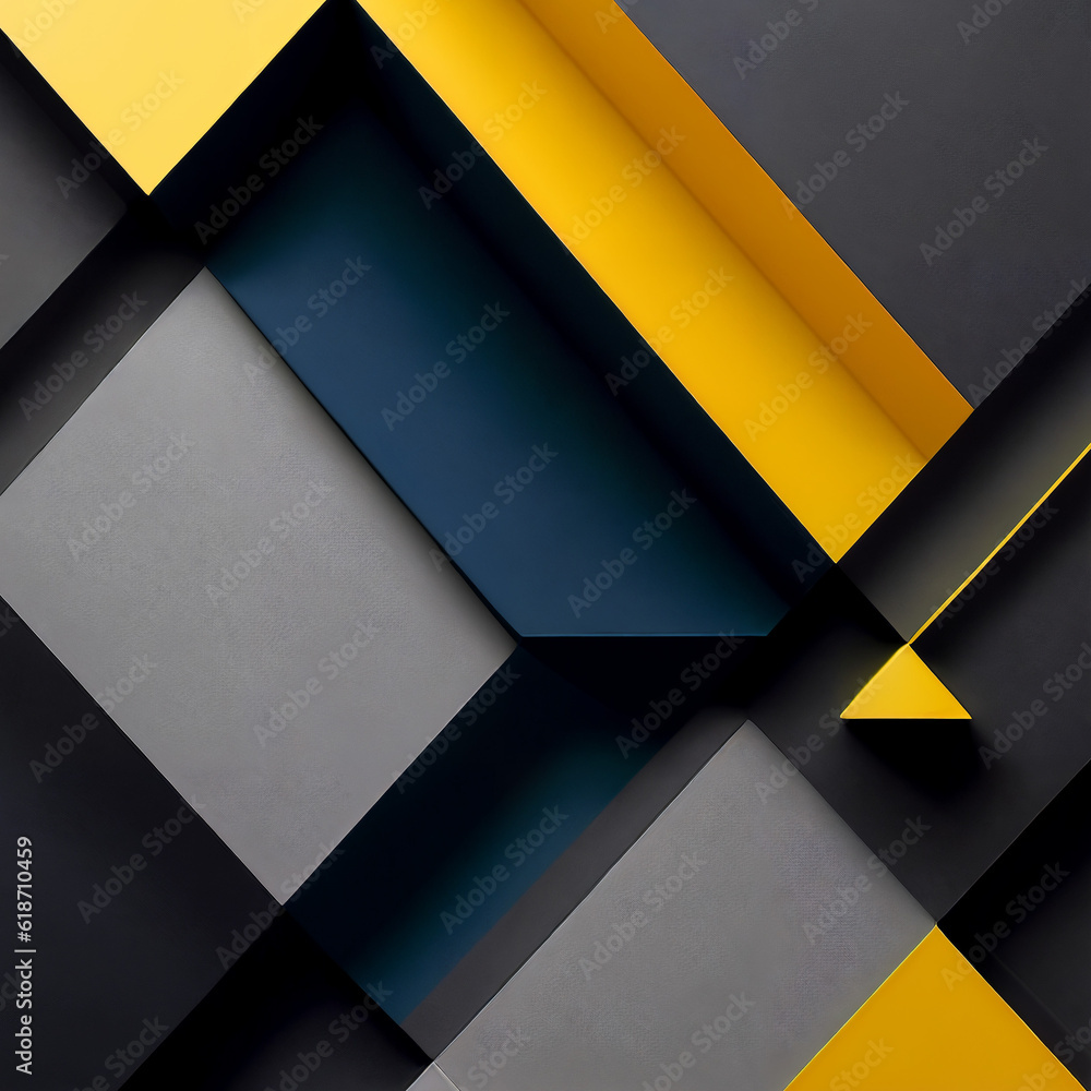 modern geometry shape background composition with generative AI technology modern geometry shape background composition with generative AI technology