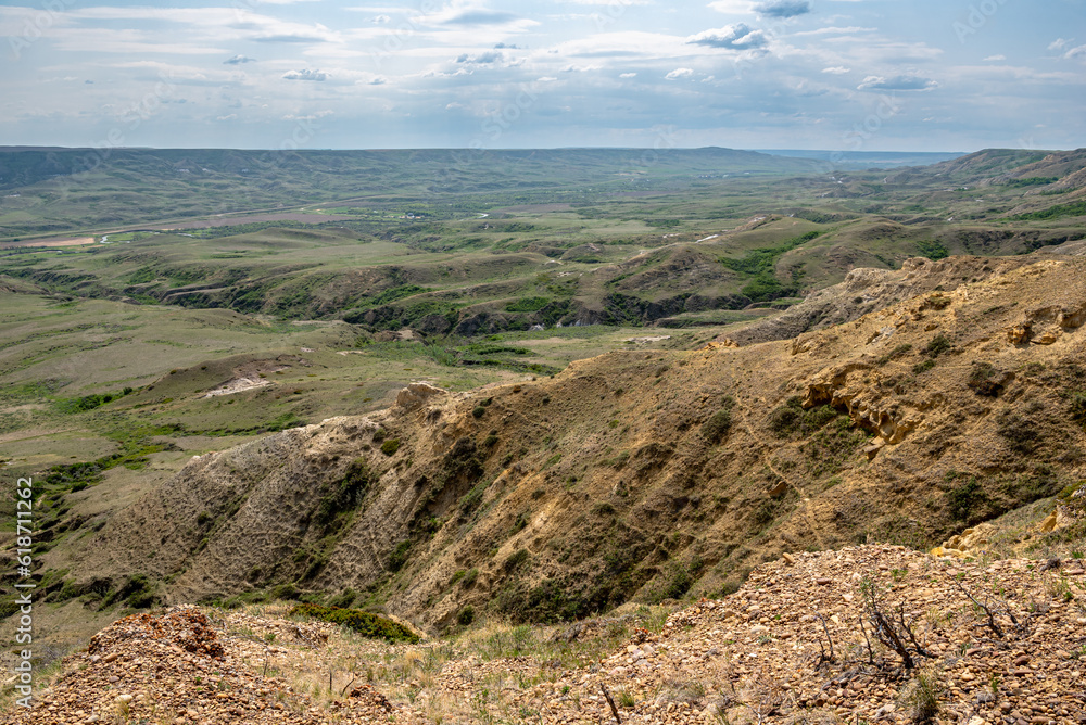 View of the Frenchman River Valley from Jones’ Peak between Ravenscrag and Eastend, SK