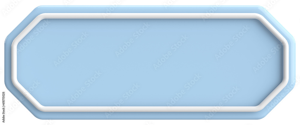 3D button. Empty button. 3D illustration. 3D button. Empty button. 3D illustration.